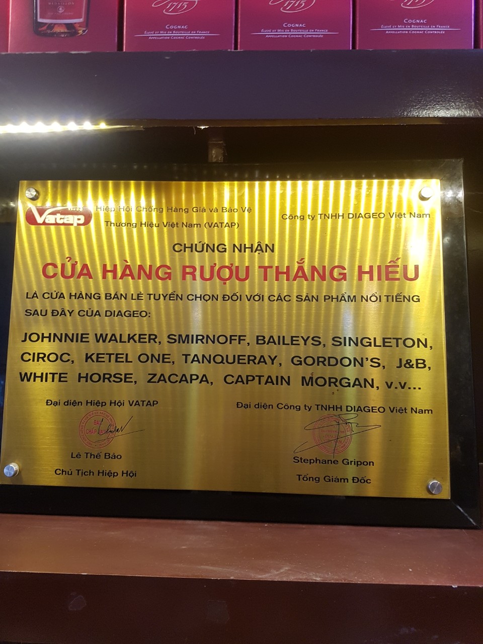 Cừa hàng bán rượu uy tín tại Bắc Ninh
